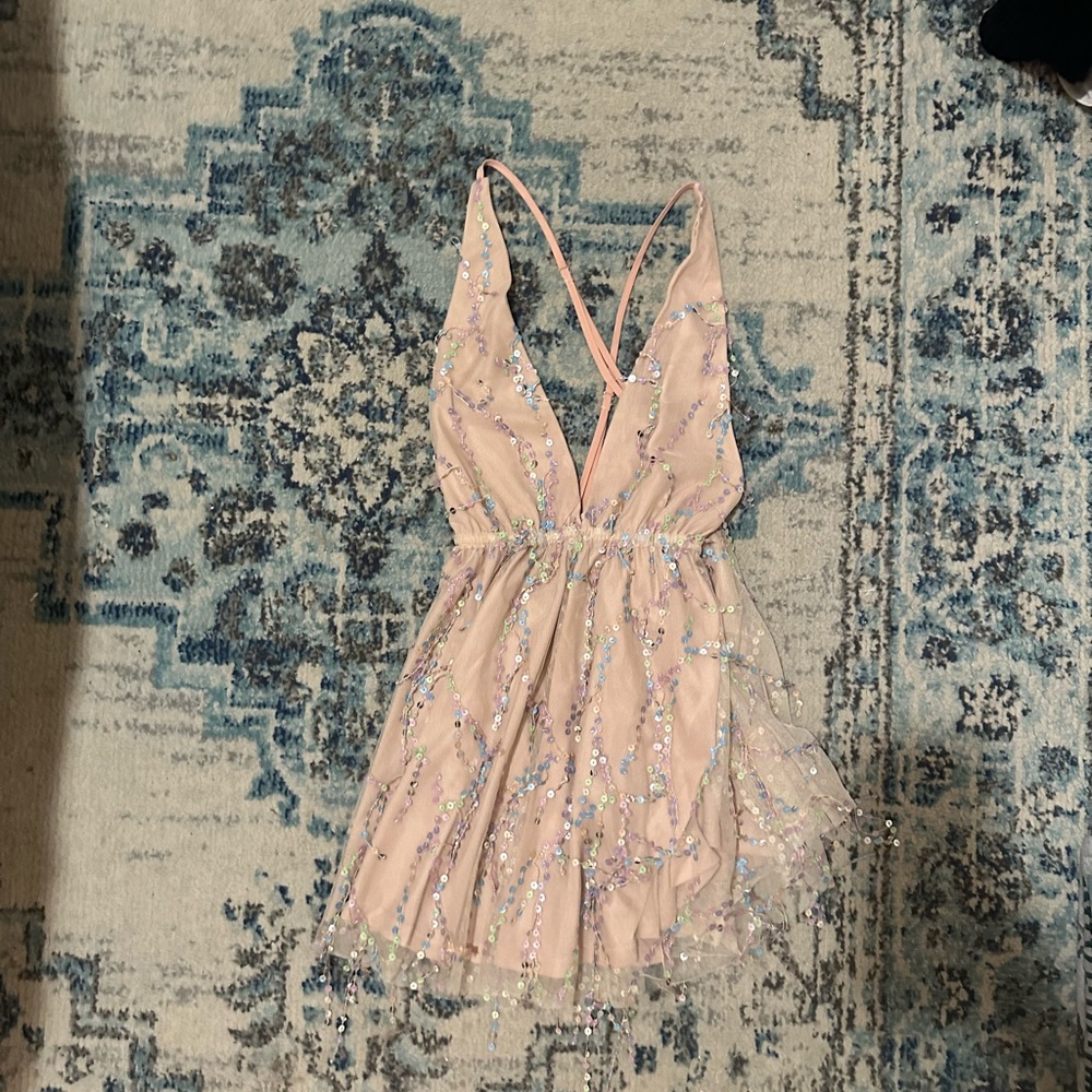 Ariana Sequin Party Dress